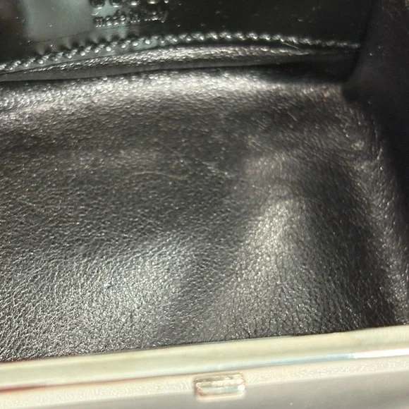 Authentic GUCCI Black patent Leather Accessory jewelry Box cards and certificate - Picture 11 of 12